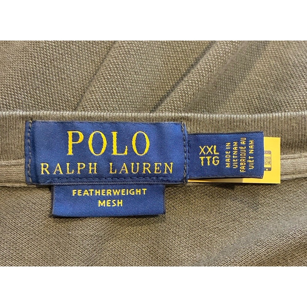 Polo Ralph Lauren Rugby Long Sleeve Men XXL Pullover Sweater 1/4 Button - Picture 5 of 7